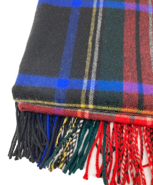 JOHNSTONS OF ELGIN（ジョンストンズオブエルガン）JOHNSTONS OF ELGIN (ジョンストンズオブエルガン) カシミヤチェックマフラー レッド×グリーンの古着・服飾アイテム