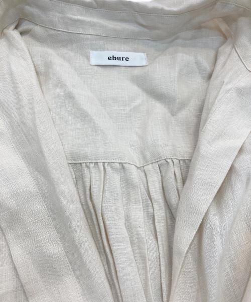 ebure（エブール）ebure (エブール) ボタニカルリネンワンピース　3310300304 アイボリー サイズ:36の古着・服飾アイテム
