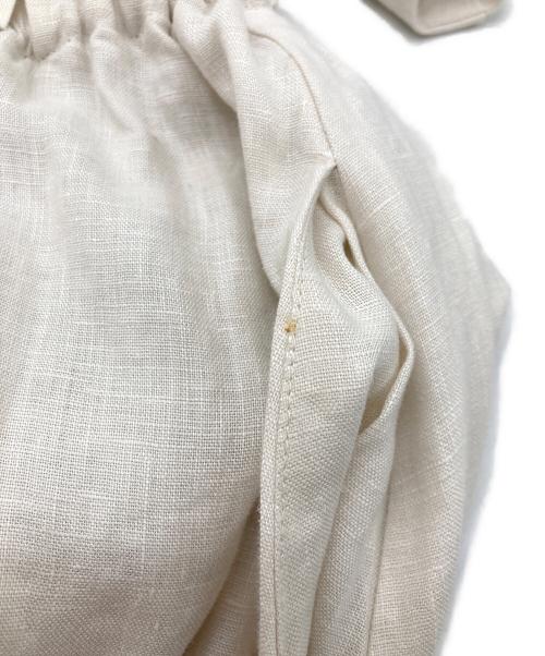 ebure（エブール）ebure (エブール) ボタニカルリネンワンピース　3310300304 アイボリー サイズ:36の古着・服飾アイテム