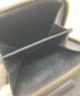 中古・古着 Yves Saint Laurent (イヴサンローラン) YSLロゴラウンドファスナーウォレット ブラック：16000円