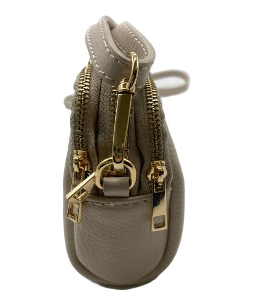 MILLELA FIRENZE（ミレッラフィレンツェ）MILLELA FIRENZE (ミレッラフィレンツェ) レザーショルダーバッグ ベージュの古着・服飾アイテム