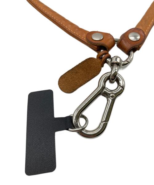 IL BISONTE（イル ビゾンテ）IL BISONTE (イル ビゾンテ) スマートフォンストラップ ブラウンの古着・服飾アイテム