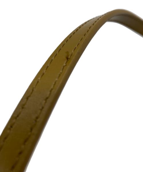 YAHKI（ヤーキ）YAHKI (ヤーキ) レザーショルダーバッグ オリーブの古着・服飾アイテム