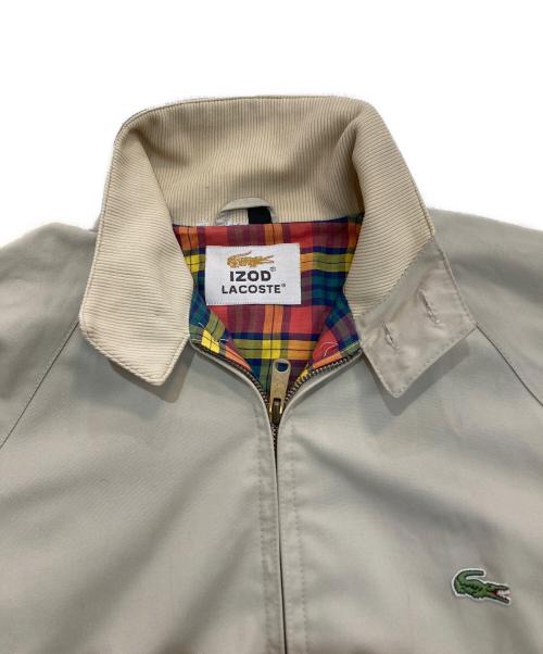 IZOD LACOSTE（アイゾッド ラコステ）IZOD LACOSTE (アイゾッド ラコステ) スイングトップ 	70-80‘s  ベージュ サイズ:Freeの古着・服飾アイテム