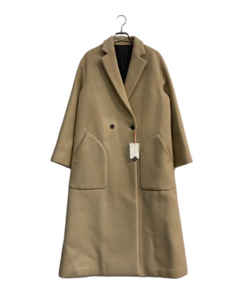 DRESSTERIOR（ドレステリア）DRESSTERIOR (ドレステリア) Super140'sダブルチェスターコート　085-93075 ベージュ サイズ:36 未使用品の古着・服飾アイテム