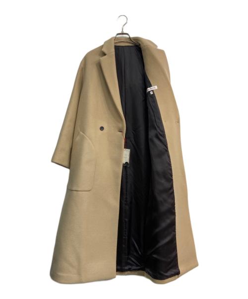 DRESSTERIOR（ドレステリア）DRESSTERIOR (ドレステリア) Super140'sダブルチェスターコート　085-93075 ベージュ サイズ:36 未使用品の古着・服飾アイテム