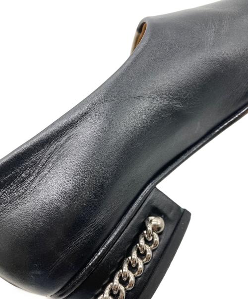 J&M DAVIDSON（ジェイ＆エム デヴィッドソン）J&M DAVIDSON (ジェイ＆エム デヴィッドソン) バイカラースクエアトゥーシューズ ベージュ×ブラック サイズ:35の古着・服飾アイテム