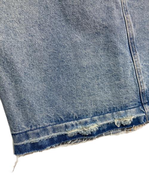 YENN（イエン）YENN (イエン) ダメージ加工デニムスカート　Y241-21026QU インディゴ サイズ:36の古着・服飾アイテム