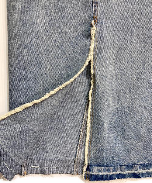 YENN（イエン）YENN (イエン) ダメージ加工デニムスカート　Y241-21026QU インディゴ サイズ:36の古着・服飾アイテム