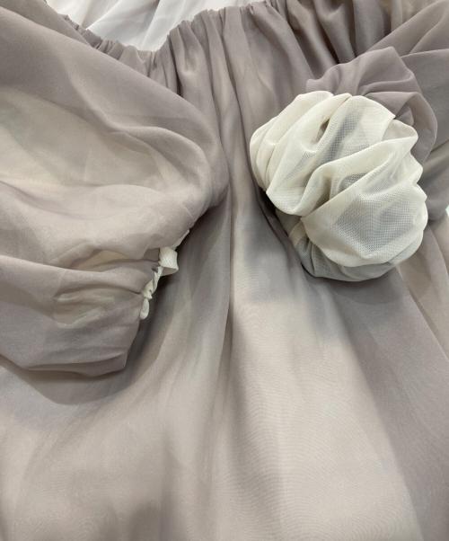 Snidel（スナイデル）Snidel (スナイデル) オフショルボリュームブラウス　 25SS　SWFB251166 ブラウン サイズ:Freeの古着・服飾アイテム