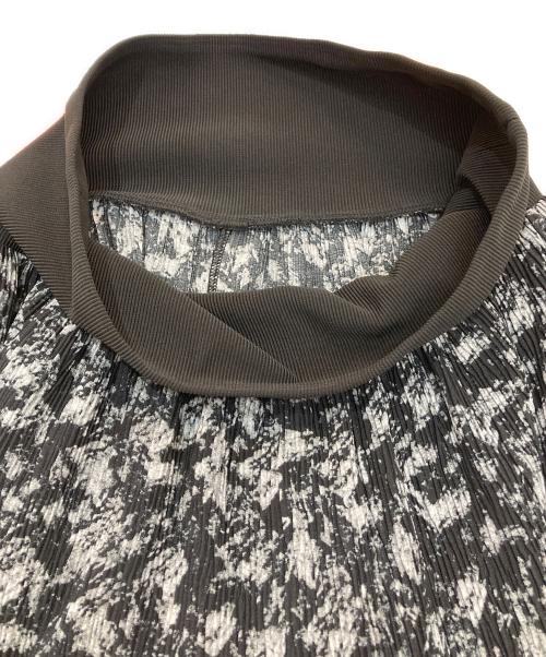 chignon（シニヨン）chignon (シニヨン) ワッシャープリントSK  25SS　2753-366BZ ブラック×グレー サイズ:Freeの古着・服飾アイテム