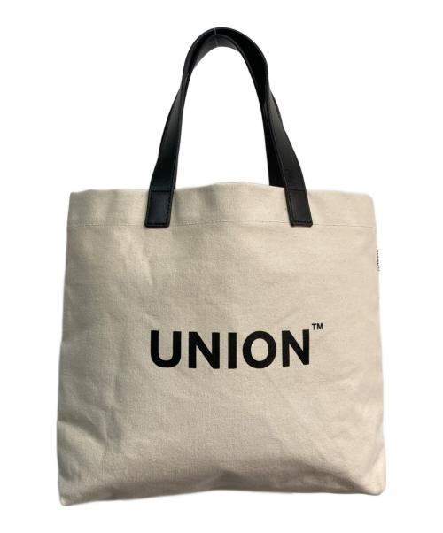 UNION（ユニオン）UNION (ユニオン) YAHKI (ヤーキ) キャンバストートバッグ アイボリー サイズ:-の古着・服飾アイテム