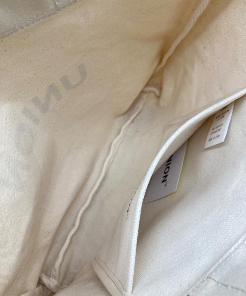 UNION（ユニオン）UNION (ユニオン) YAHKI (ヤーキ) キャンバストートバッグ アイボリー サイズ:-の古着・服飾アイテム