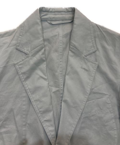 CARUSO（カルーゾ）CARUSO (カルーゾ) コットンリネン シングルブレステッド2Bジャケット　62-07-12-07004 ブルー サイズ:46の古着・服飾アイテム