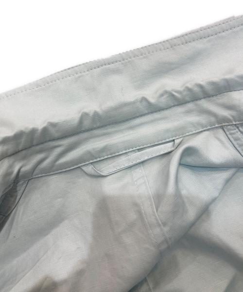 CARUSO（カルーゾ）CARUSO (カルーゾ) コットンリネン シングルブレステッド2Bジャケット　62-07-12-07004 ブルー サイズ:46の古着・服飾アイテム