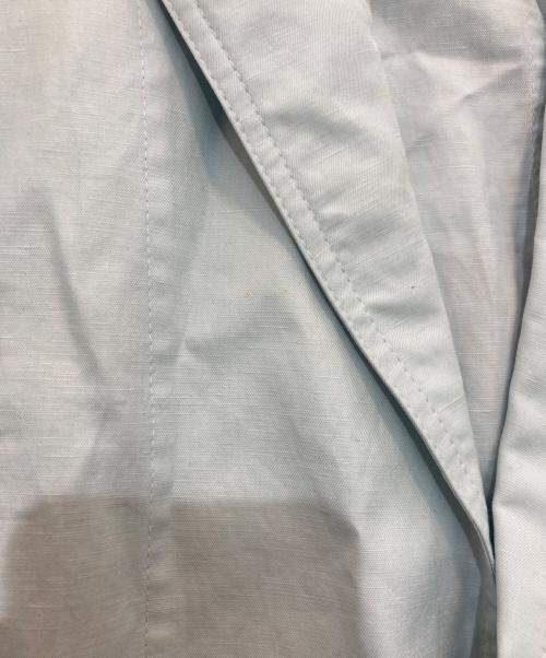 CARUSO（カルーゾ）CARUSO (カルーゾ) コットンリネン シングルブレステッド2Bジャケット　62-07-12-07004 ブルー サイズ:46の古着・服飾アイテム