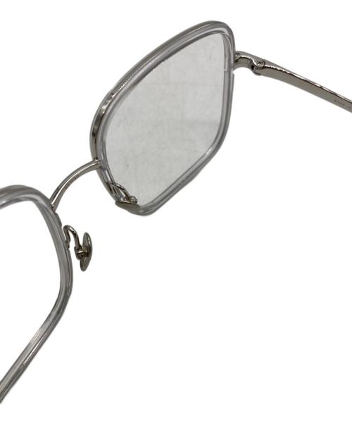 CHANEL（シャネル）CHANEL (シャネル) パールチェーン付きスクエアシェイプサングラス　2195 シルバー サイズ:SIZE 52□20の古着・服飾アイテム