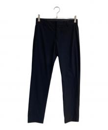 PT TORINO（ピーティートリノ）の古着「EPSILON スーパーストレッチナイロンテーパードパンツ　COASEPZZ0KLT」｜ブラック