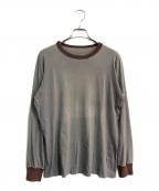 Martin Margiela 10マルタン・マルジェラ 10）の古着「長袖カットソー　KOKONOEタグMISS DEANNA期 イタリア製　3775400」｜グレー