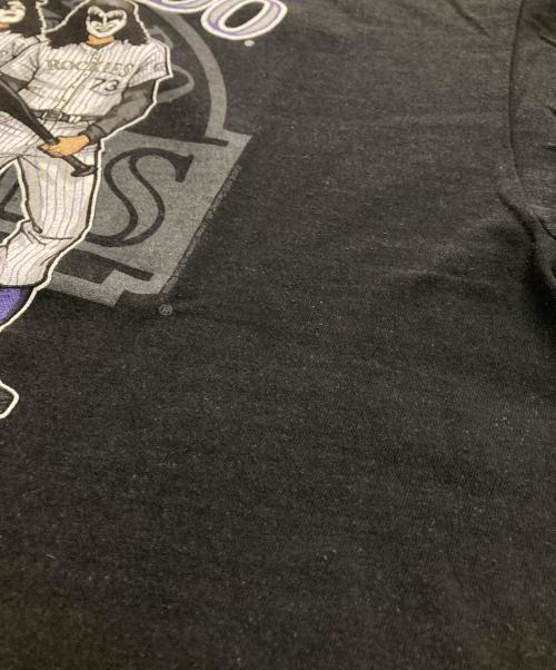 LIQUID BLUE（リキッドブルー）LIQUID BLUE (リキッドブルー) COLORADO ROCKIESプリントTシャツ ブラック サイズ:XLの古着・服飾アイテム