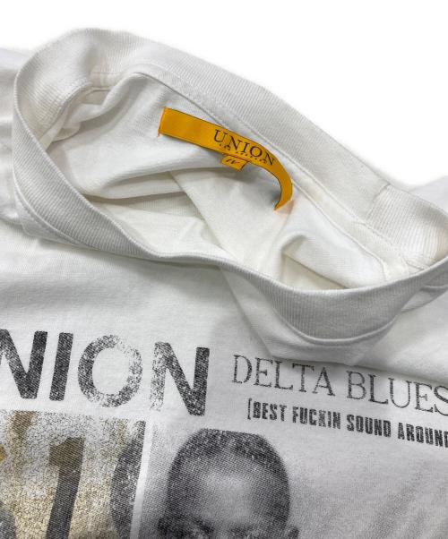 UNION（ユニオン）UNION (ユニオン) DELTA S/S TEE ホワイト サイズ:IVの古着・服飾アイテム