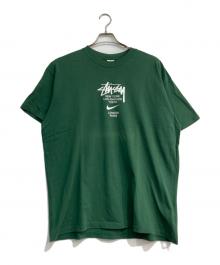 stussy×NIKE（ステューシー×ナイキ）の古着「NRG SS INTERNATIONAL TEE　DD3342-341」｜グリーン
