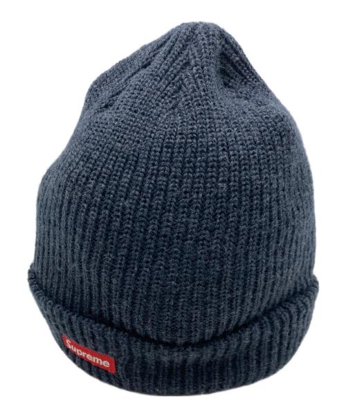 SUPREME（シュプリーム）Supreme (シュプリーム) スモールボックスロゴニットビーニー ネイビーの古着・服飾アイテム
