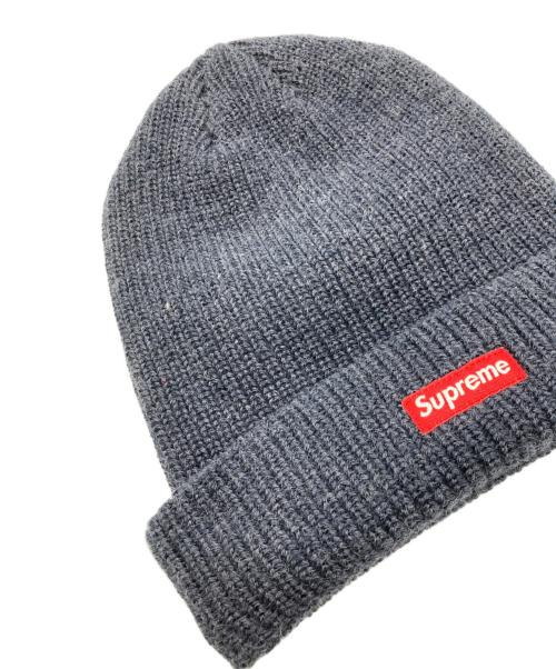 SUPREME（シュプリーム）Supreme (シュプリーム) スモールボックスロゴニットビーニー ネイビーの古着・服飾アイテム