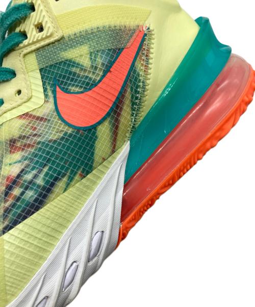 NIKE（ナイキ）NIKE (ナイキ) LEBRON 18 LOW イエロー×グリーン サイズ:27.5の古着・服飾アイテム