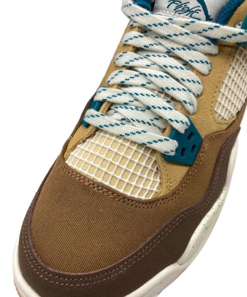 NIKE（ナイキ）NIKE (ナイキ) AIR JORDAN 4 RETRO GS ブラウン サイズ:24cm 未使用品の古着・服飾アイテム