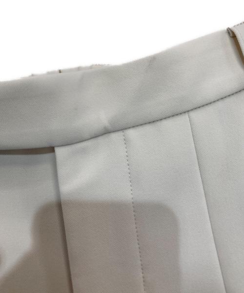 Whim Gazette（ウィムガゼット）Whim Gazette (ウィムガゼット) フロントスリットパンツ　WGZ1022102A0009 アイボリー サイズ:34の古着・服飾アイテム