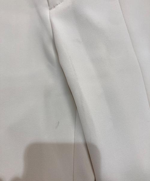 Whim Gazette（ウィムガゼット）Whim Gazette (ウィムガゼット) フロントスリットパンツ　WGZ1022102A0009 アイボリー サイズ:34の古着・服飾アイテム