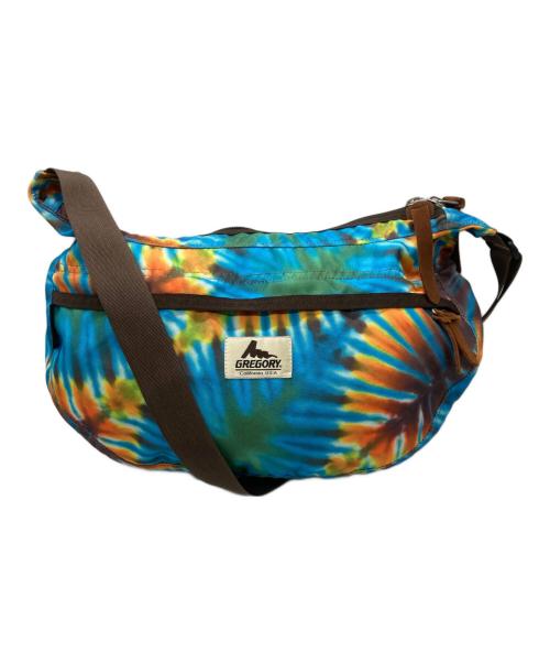 GREGORY（グレゴリー）GREGORY (グレゴリー) DANCING BAREFOOT タイダイ柄ショルダーバッグ ブルーの古着・服飾アイテム