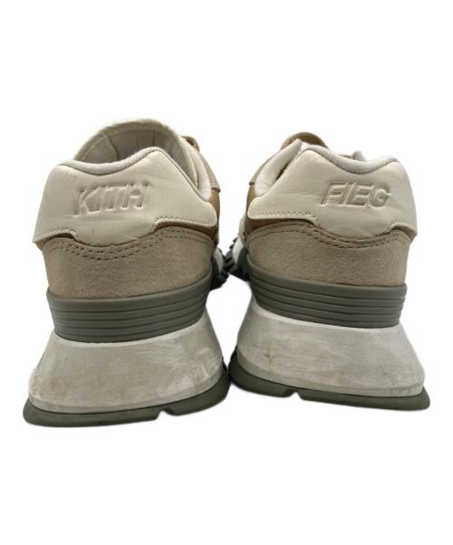 NEW BALANCE（ニューバランス）NEW BALANCE (ニューバランス) Kith Ronnie Fieg (キスロニーフィグ) ローカットスニーカー ベージュ サイズ:25の古着・服飾アイテム