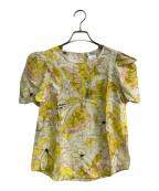 MAX&Co.マックスアンドコー）の古着「PATTINI 花柄ブラウス　81110818」｜イエロー