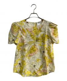 MAX&Co.（マックスアンドコー）の古着「PATTINI 花柄ブラウス　81110818」｜イエロー