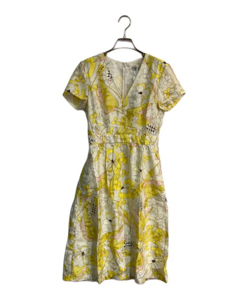 MAX&Co.（マックスアンドコー）MAX&Co. (マックスアンドコー) PEPE 花柄ワンピース　82212418 イエロー サイズ:J40 未使用品の古着・服飾アイテム