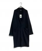 theoryセオリー）の古着「ニットロングコート　 01-0303739-050　Fine Avalon 2 Melisandre」｜ブラック