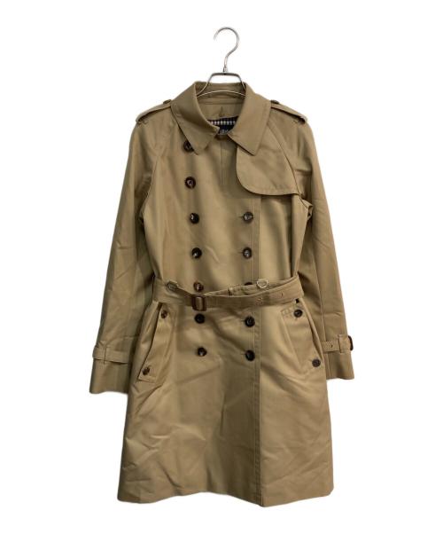 Aquascutum（アクアスキュータム）Aquascutum (アクアスキュータム) BASIC TRENCHCOAT SHORT　5009351100 ベージュ サイズ:8の古着・服飾アイテム