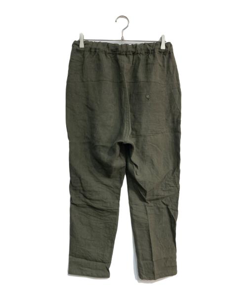 RE MADE IN TOKYO JAPAN（アールイーメイドイントウキョウジャパン）Re made in tokyo japan (アールイーメイドイントウキョウジャパン) フレンチリネン タックパンツ　4822S-BT カーキ サイズ:Mの古着・服飾アイテム