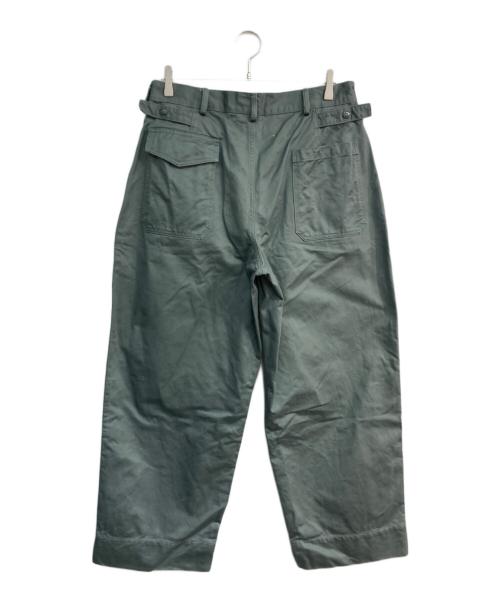 THE REAL McCOY'S（ザ・リアルマッコイズ）THE REAL McCOY'S (ザ・リアルマッコイズ) TROUSERS UTILITY COTTON　8405-281-9603 セージグリーン サイズ:34Rの古着・服飾アイテム