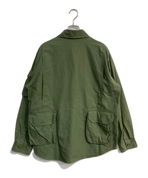 Engineered Garments（エンジニアドガーメンツ）Engineered Garments (エンジニアードガーメンツ) Explorer Shirt Jacket グリーン サイズ:Mの古着・服飾アイテム
