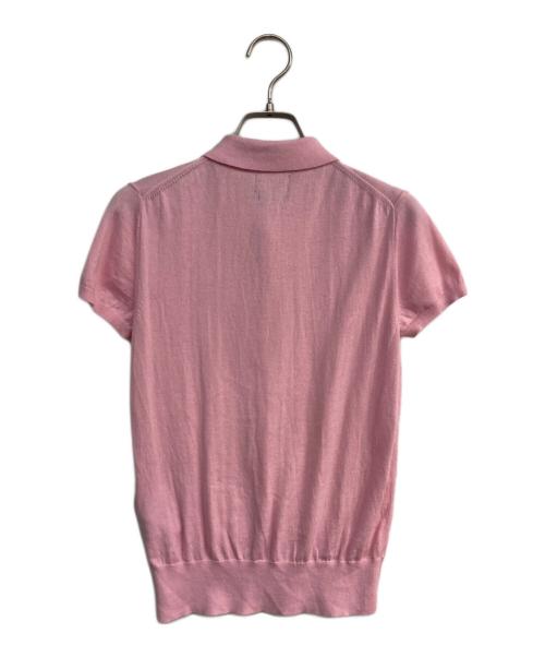 POLO RALPH LAUREN（ポロ・ラルフローレン）POLO RALPH LAUREN (ポロ・ラルフローレン) PIMA COTTON ニットポロシャツ　0200018247 ピンク サイズ:XSの古着・服飾アイテム