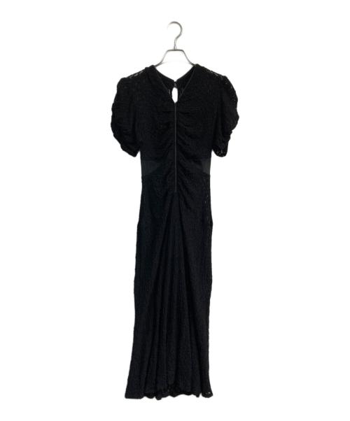 Snidel（スナイデル）Snidel (スナイデル) シュリンクレースシャーリングワンピ　SWFO232041 ブラック サイズ:1の古着・服飾アイテム