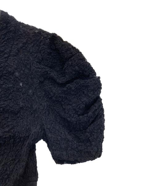 Snidel（スナイデル）Snidel (スナイデル) シュリンクレースシャーリングワンピ　SWFO232041 ブラック サイズ:1の古着・服飾アイテム