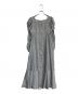 CELFORD (セルフォード) 割繊サテンギャザースリーブワンピース　CWF0231064 グレー サイズ:38：4000円
