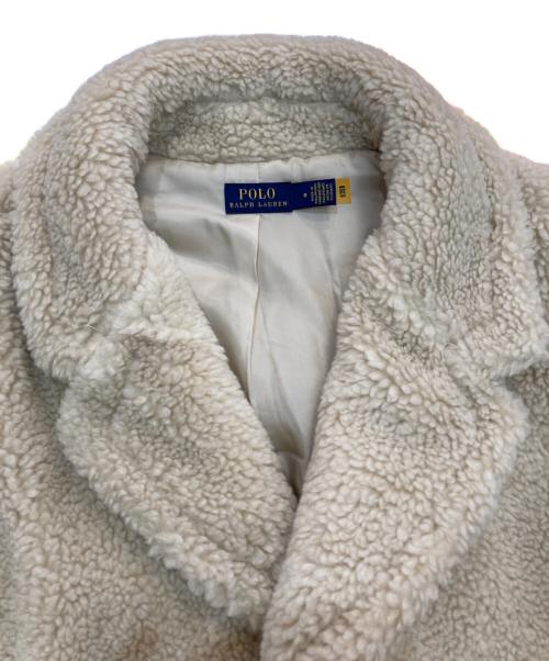 POLO RALPH LAUREN（ポロ・ラルフローレン）POLO RALPH LAUREN (ポロ・ラルフローレン) ボアロングジレ　0200017904 ベージュ サイズ:Mの古着・服飾アイテム