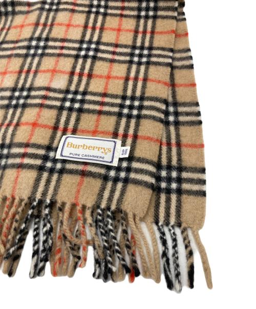 Burberry's（バーバリーズ）Burberry's (バーバリーズ) ノヴァチェックカシミヤマフラー ブラウンの古着・服飾アイテム