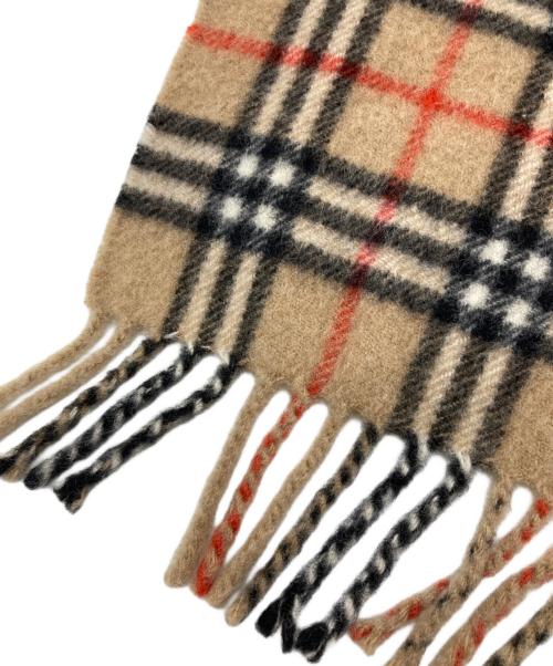 Burberry's（バーバリーズ）Burberry's (バーバリーズ) ノヴァチェックカシミヤマフラー ブラウンの古着・服飾アイテム