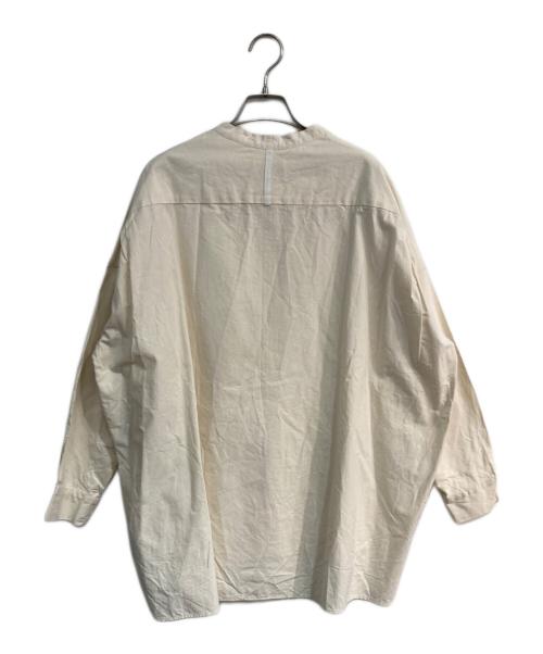 GALLEGO DESPORTES（ギャレゴデスポート）GALLEGO DESPORTES (ギャレゴデスポート) コットンバンドカラーシャツ アイボリー サイズ:Freeの古着・服飾アイテム